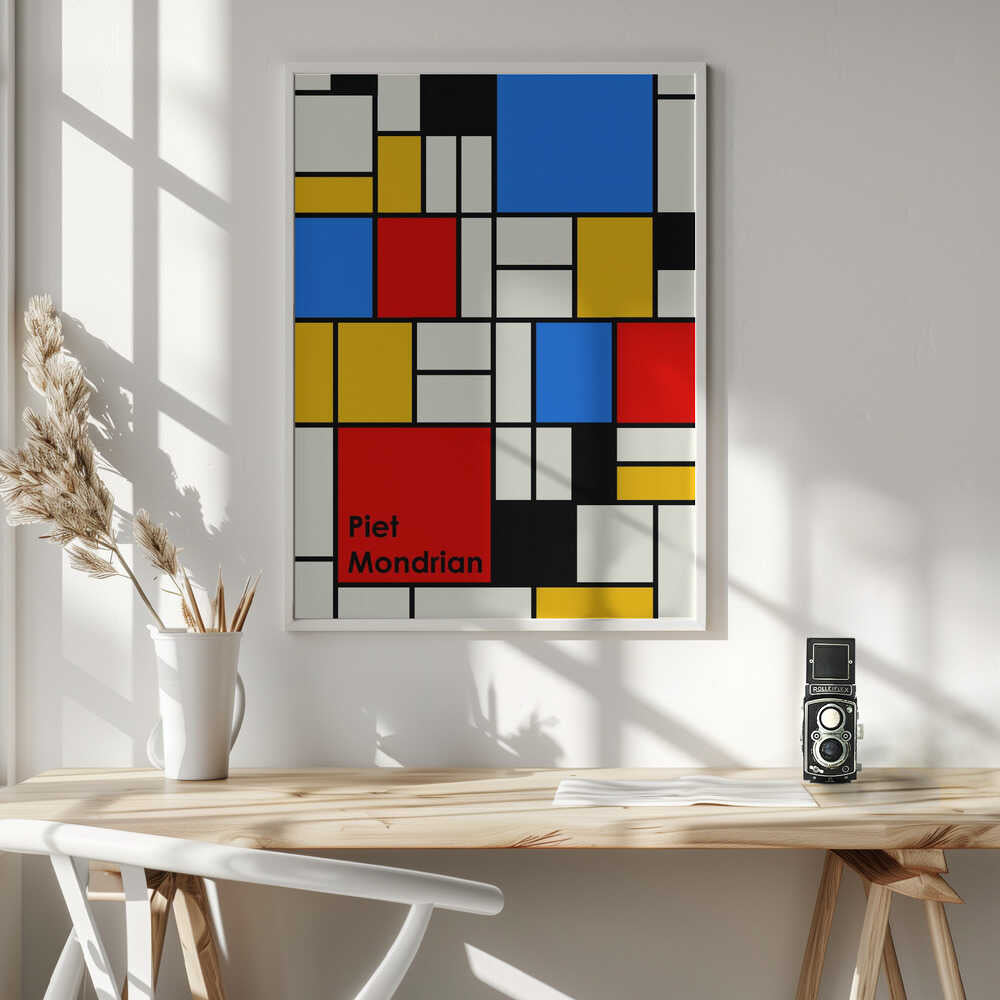 Wall art Piet Mondrian