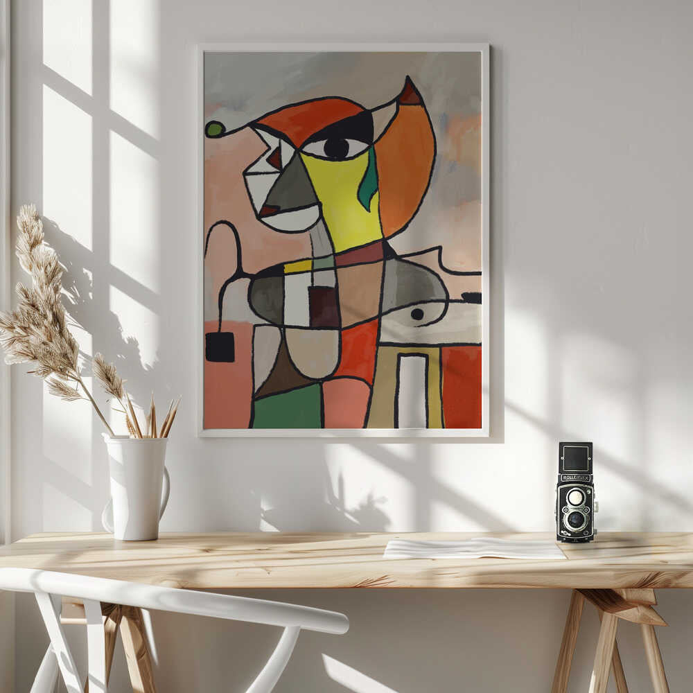 Wall art Colorful Geometric Shapes