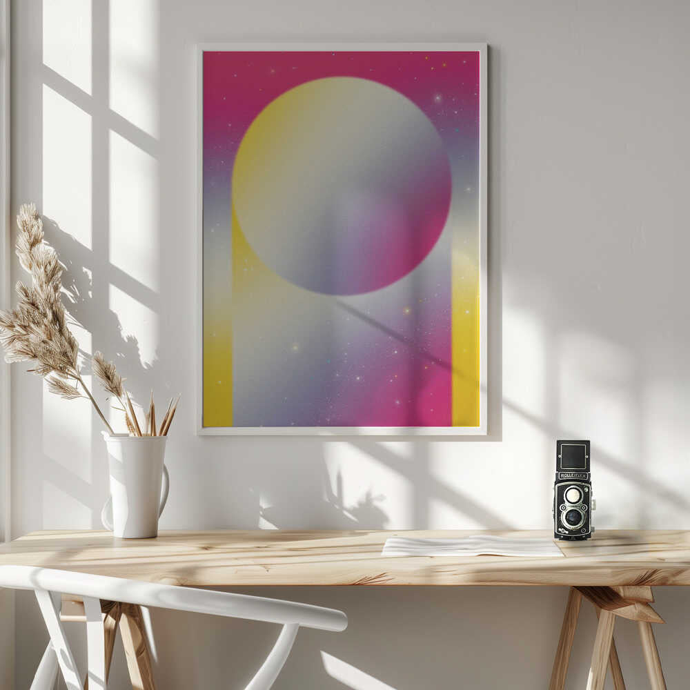 Wall art Minimal Pastel Cosmos