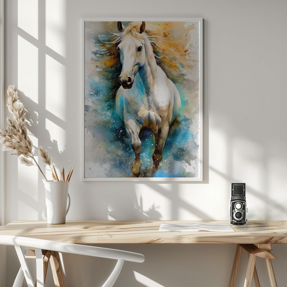Wall Art Watercolor Horse (14)