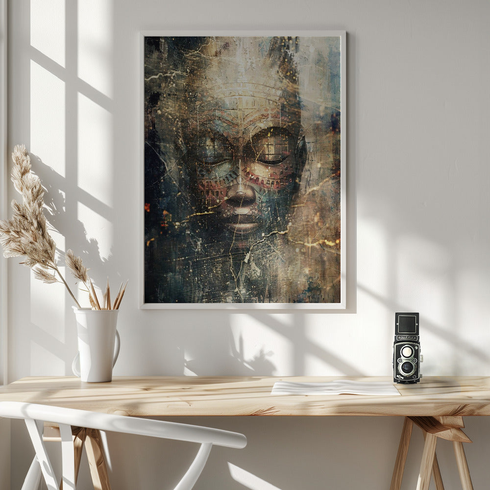 Abstract Art Canvas Print-wall-art-african-art-illustration-wallart-111-36X48