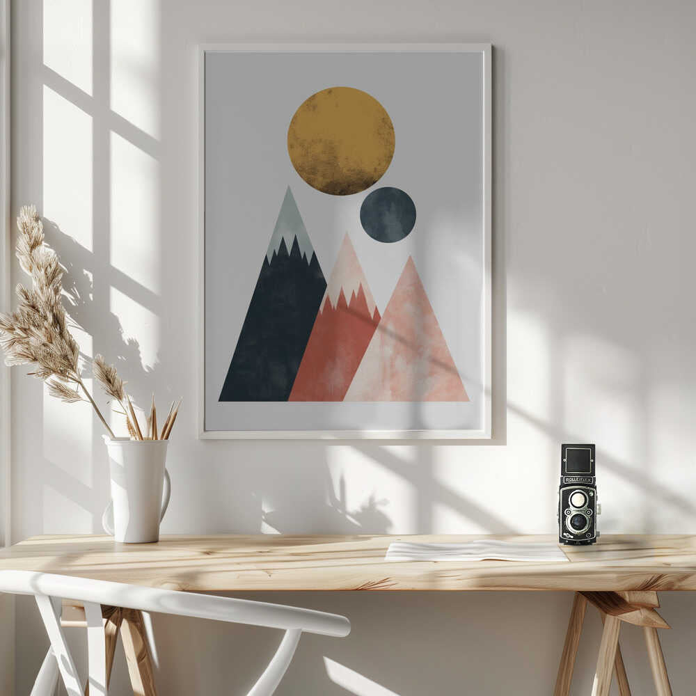 Wall art Two Moons