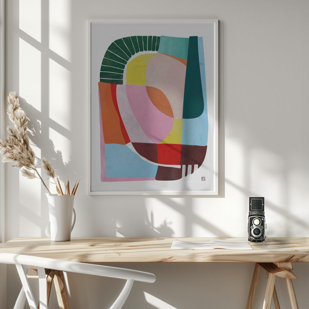 Abstract Art Canvas Print-wall-art-happiness-01-36X48