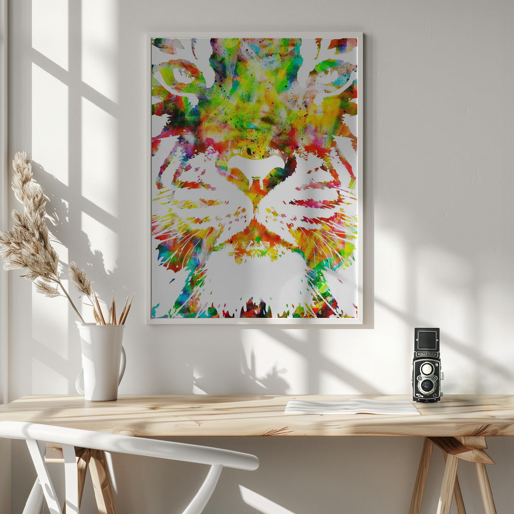 Abstract Art Canvas Print-wall-art-tigre-02-36X48