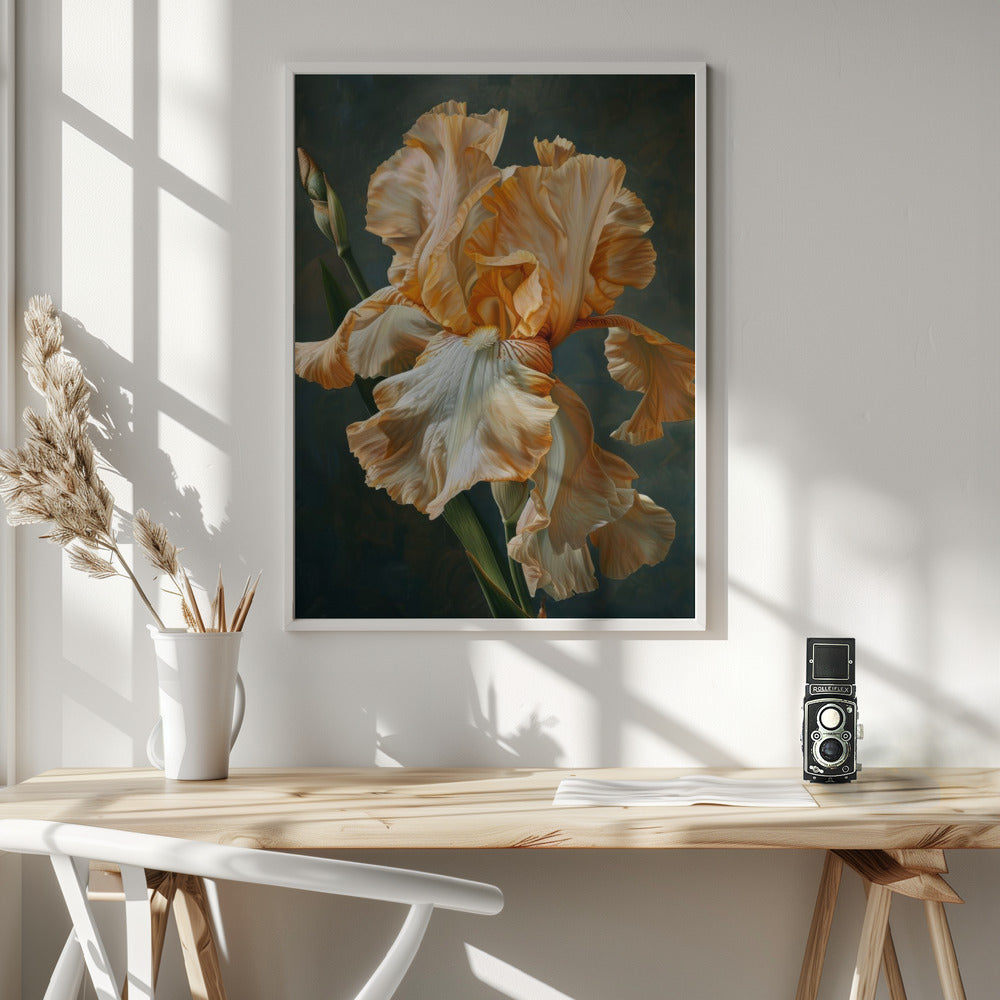 Wall art Iris Fl 78 36X48inch Gallery Wrapped (Ready to Hang)
