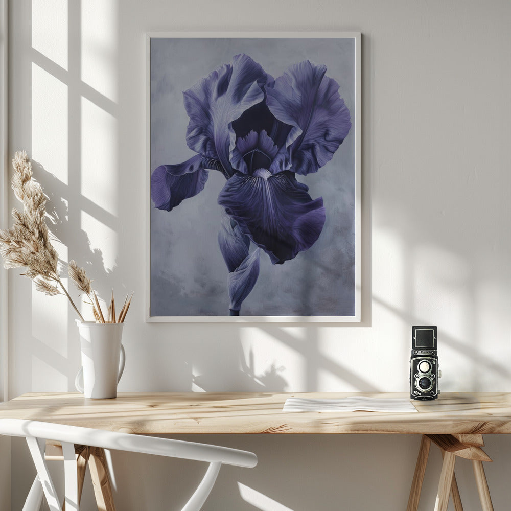 Wall art Iris Fl 100 36X48inch Gallery Wrapped (Ready to Hang)