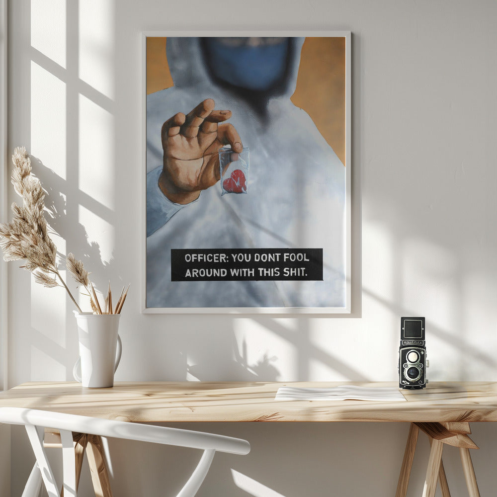 Wall art Dangerous Substance