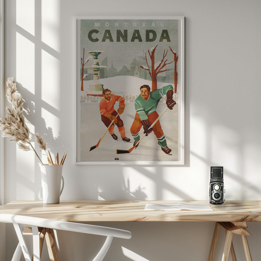 Wall art Montreal Canada Pond Hockey Guys