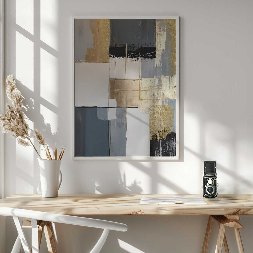 Wall art Golden Greys 2