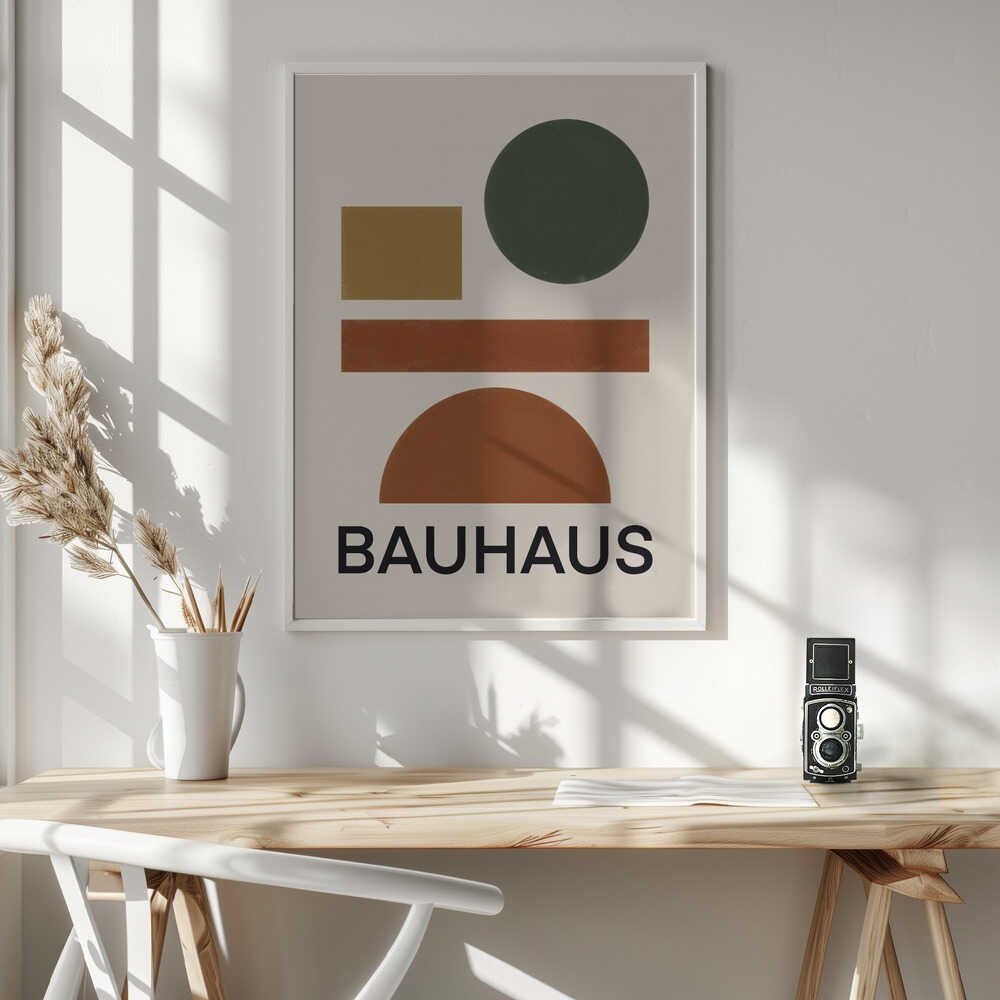 Wall art Bauhaus Geometric minimal 04