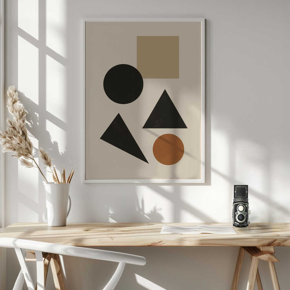 Wall art Minimalist geometric composition 07