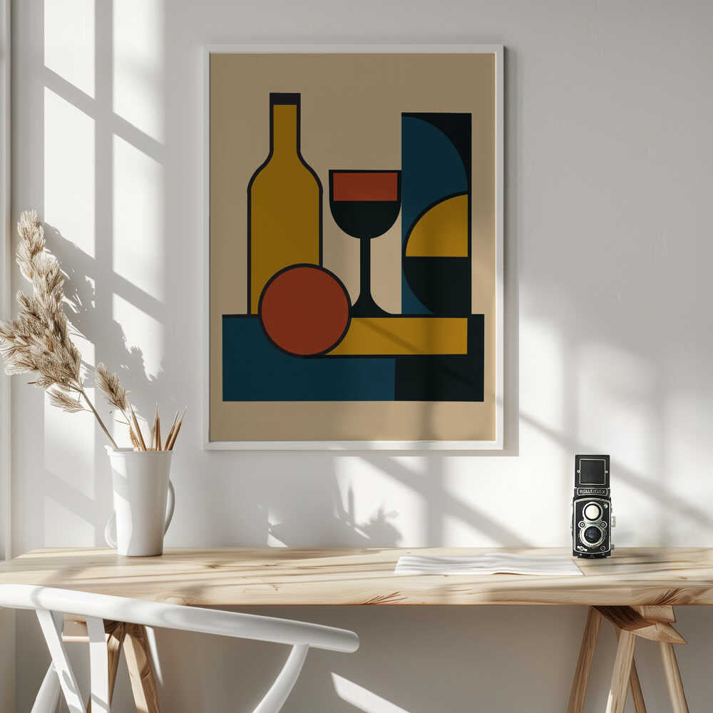 Wall art Geometric Still Life Composition
