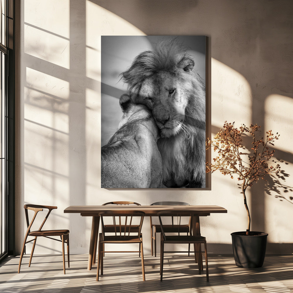 Wall art African Love! Canvas Print