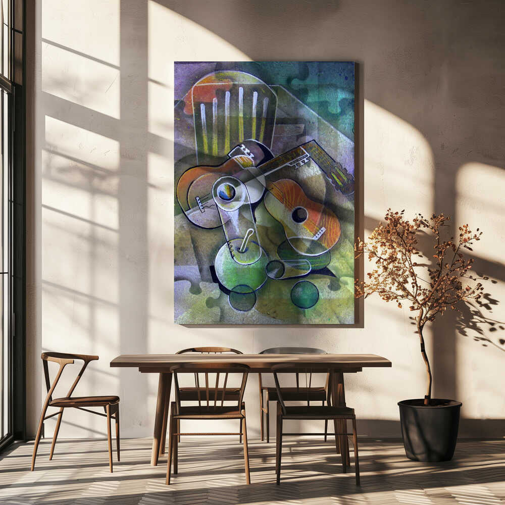 Wall art Still Life with Guitars