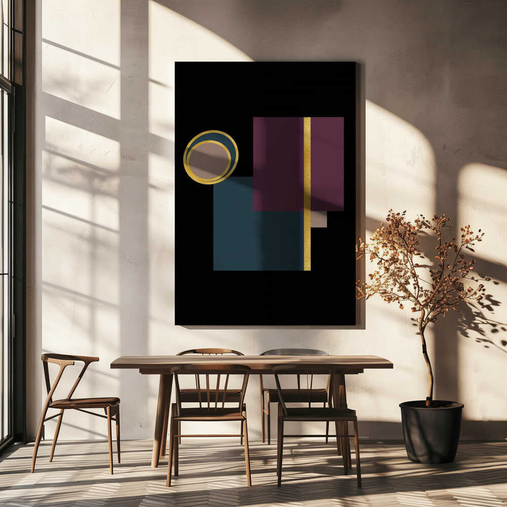 Wall art Squares and Circles Copy