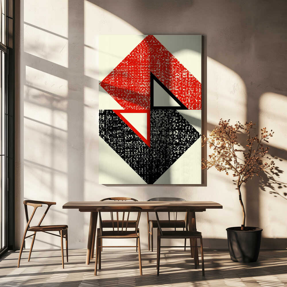 Wall art Geometric Contrast