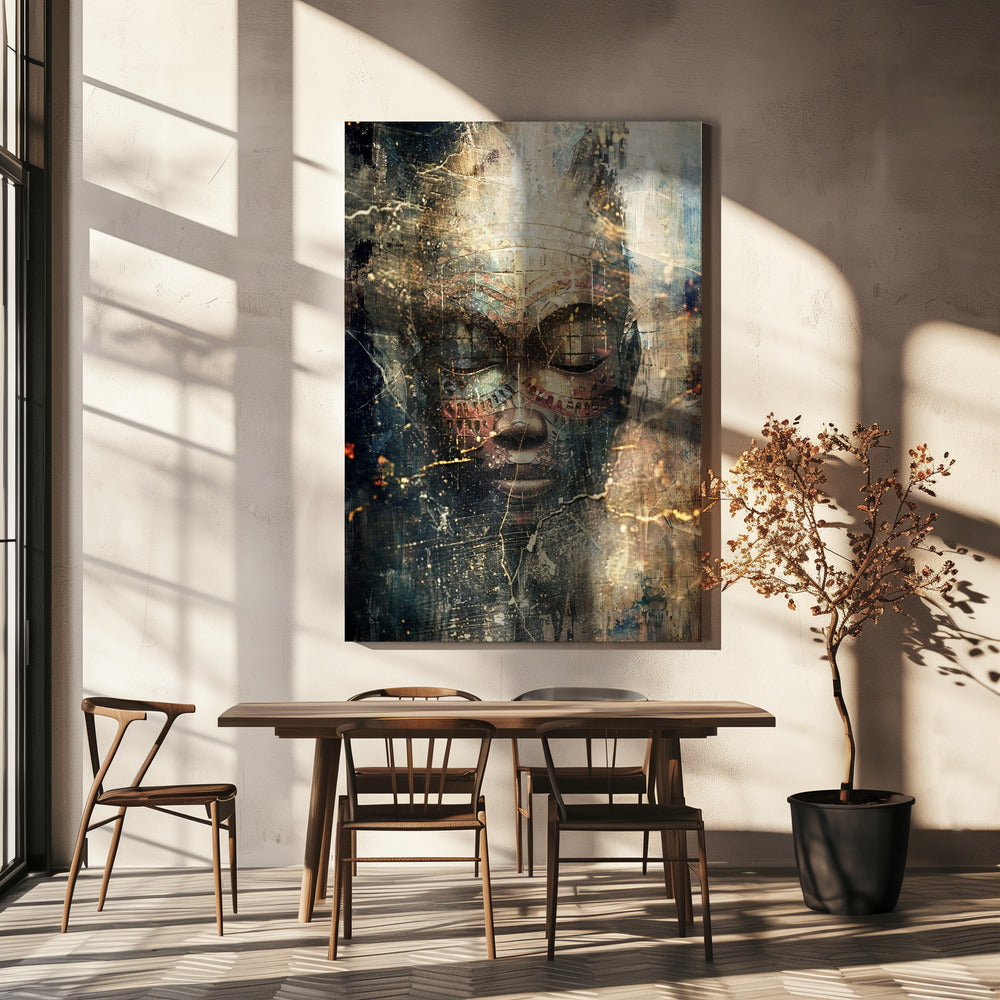 Abstract Art Canvas Print-wall-art-african-art-illustration-wallart-111-24X36