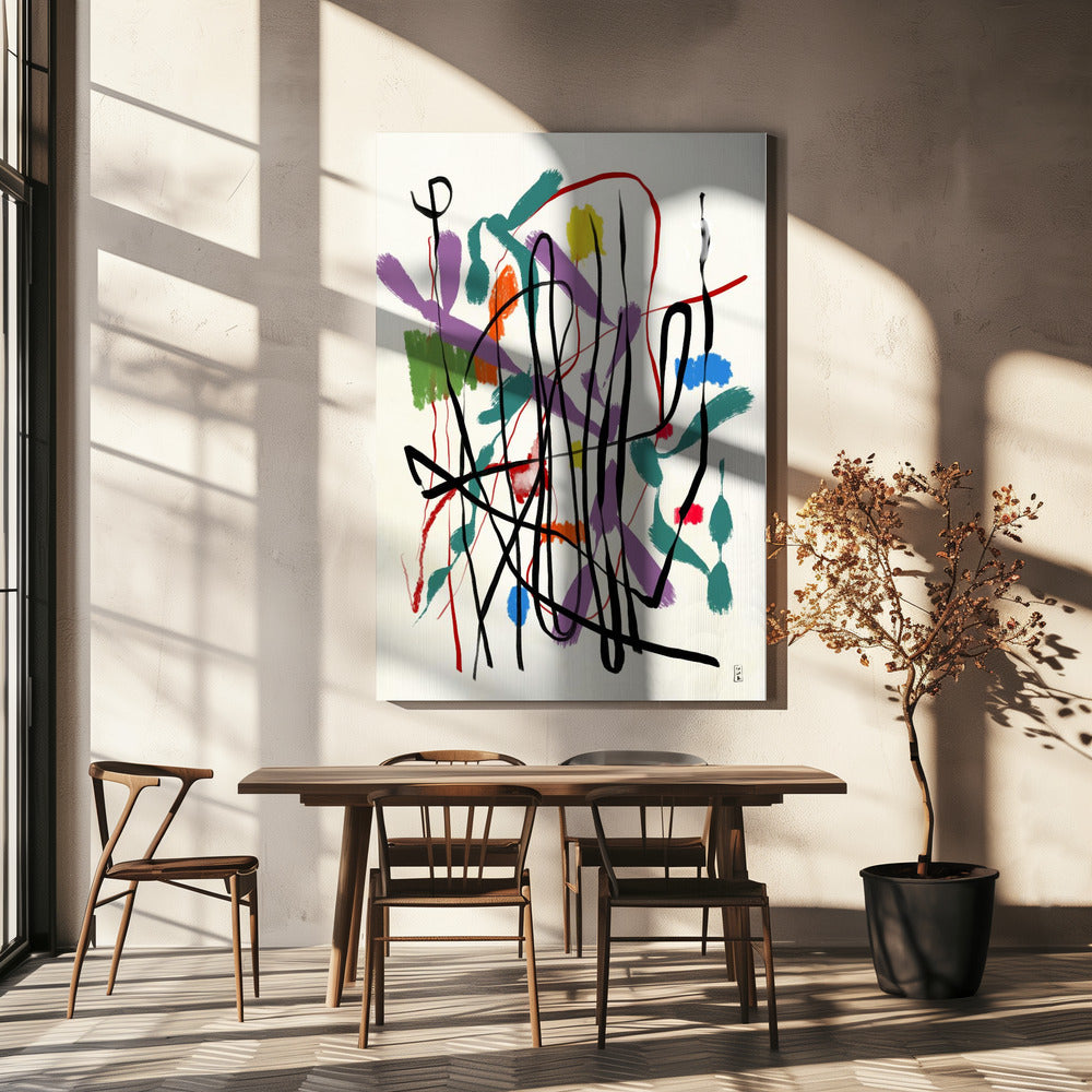 Abstract Art Canvas Print-wall-art-august-5th-36X48inches
