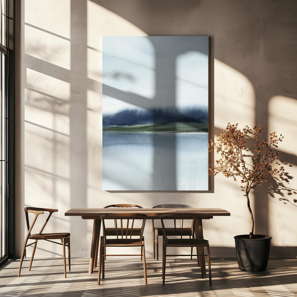 Abstract Art Canvas Print-wall-art-indigoforestiii-32x40-24X36