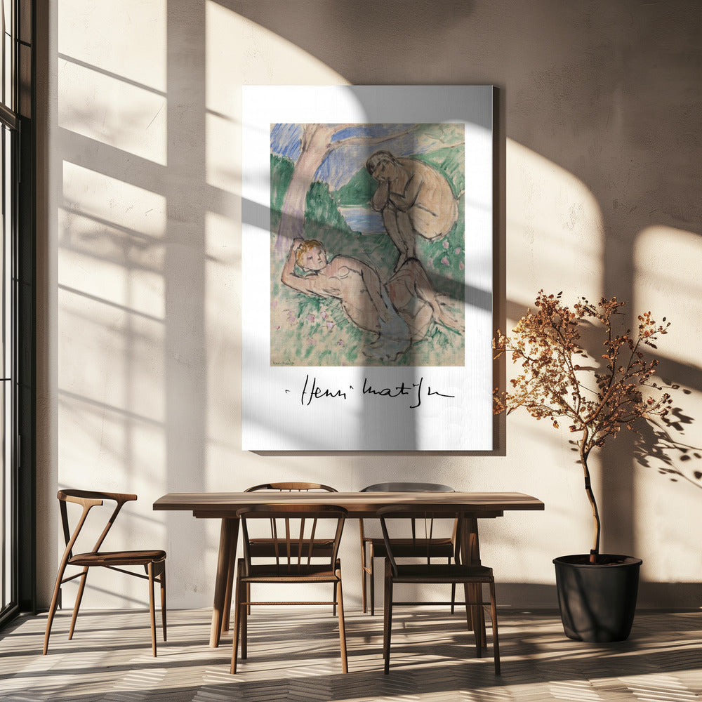 Wall art Baigneurs
