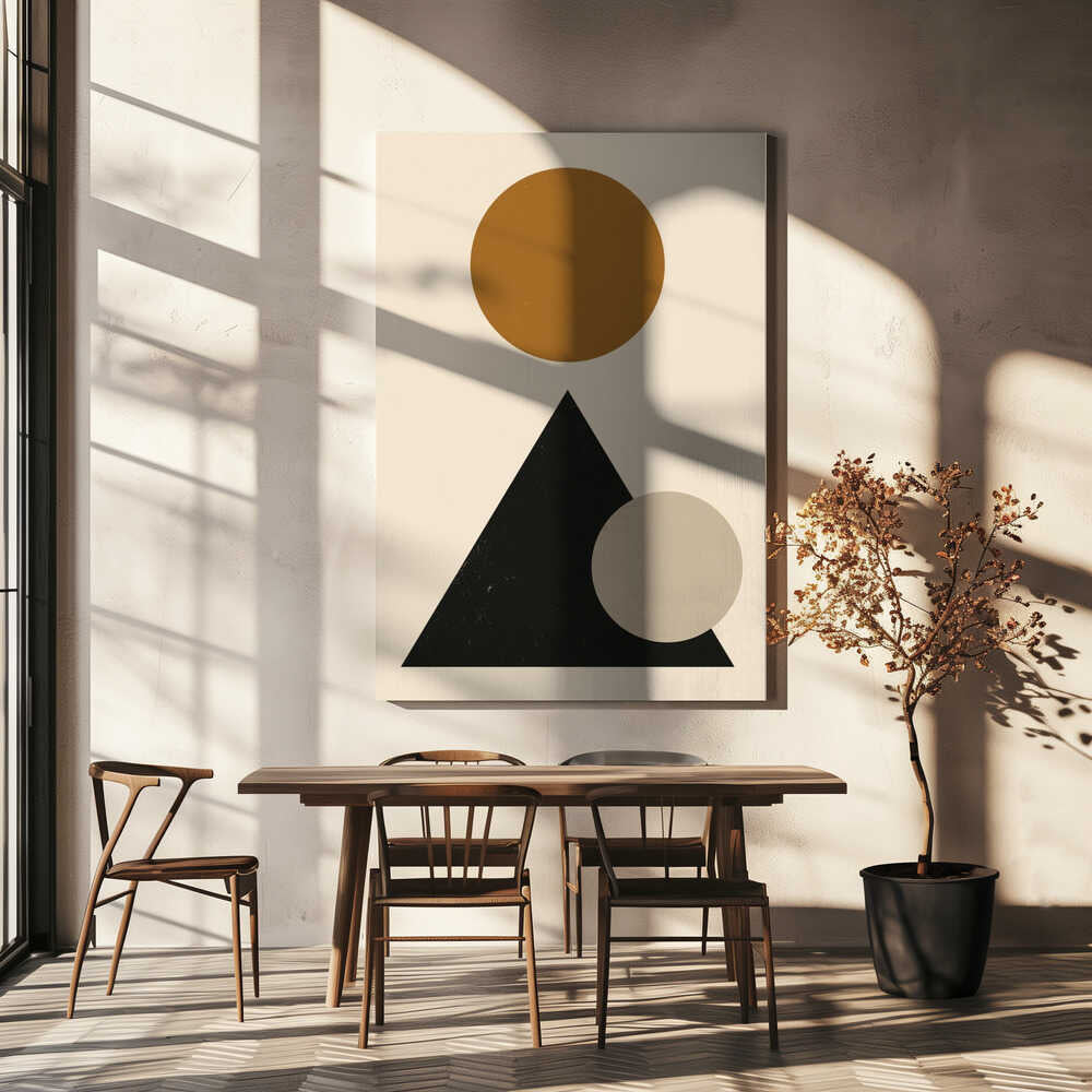 Wall art Minimalist geometric composition 03