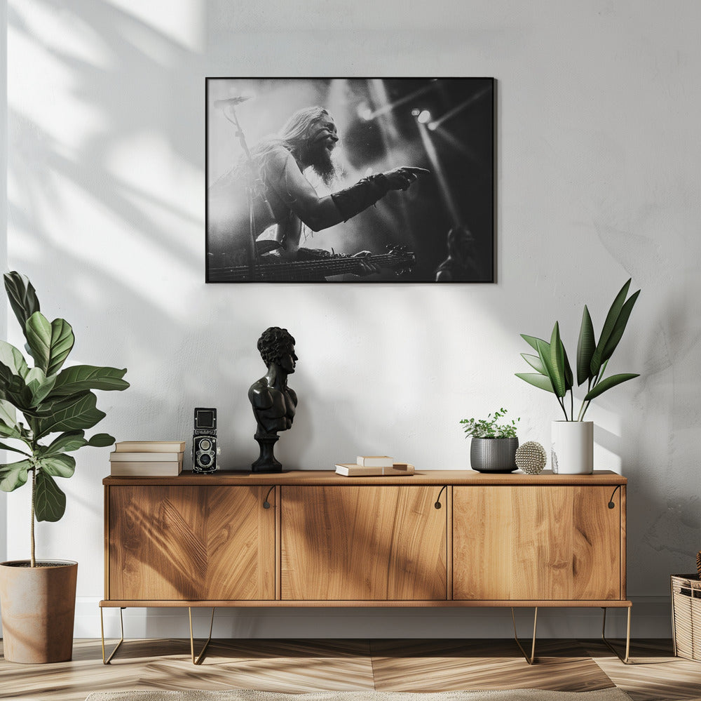 Here's looking at you kid- -Poster Music Wall Artwork In White Floating Frame