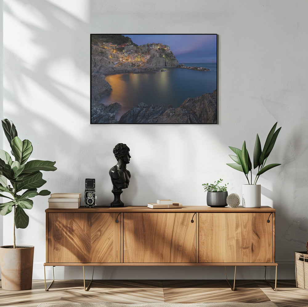 Wall Art Manarola Lifestyle 48X36inch Gallery Wrapped (Ready to Hang)