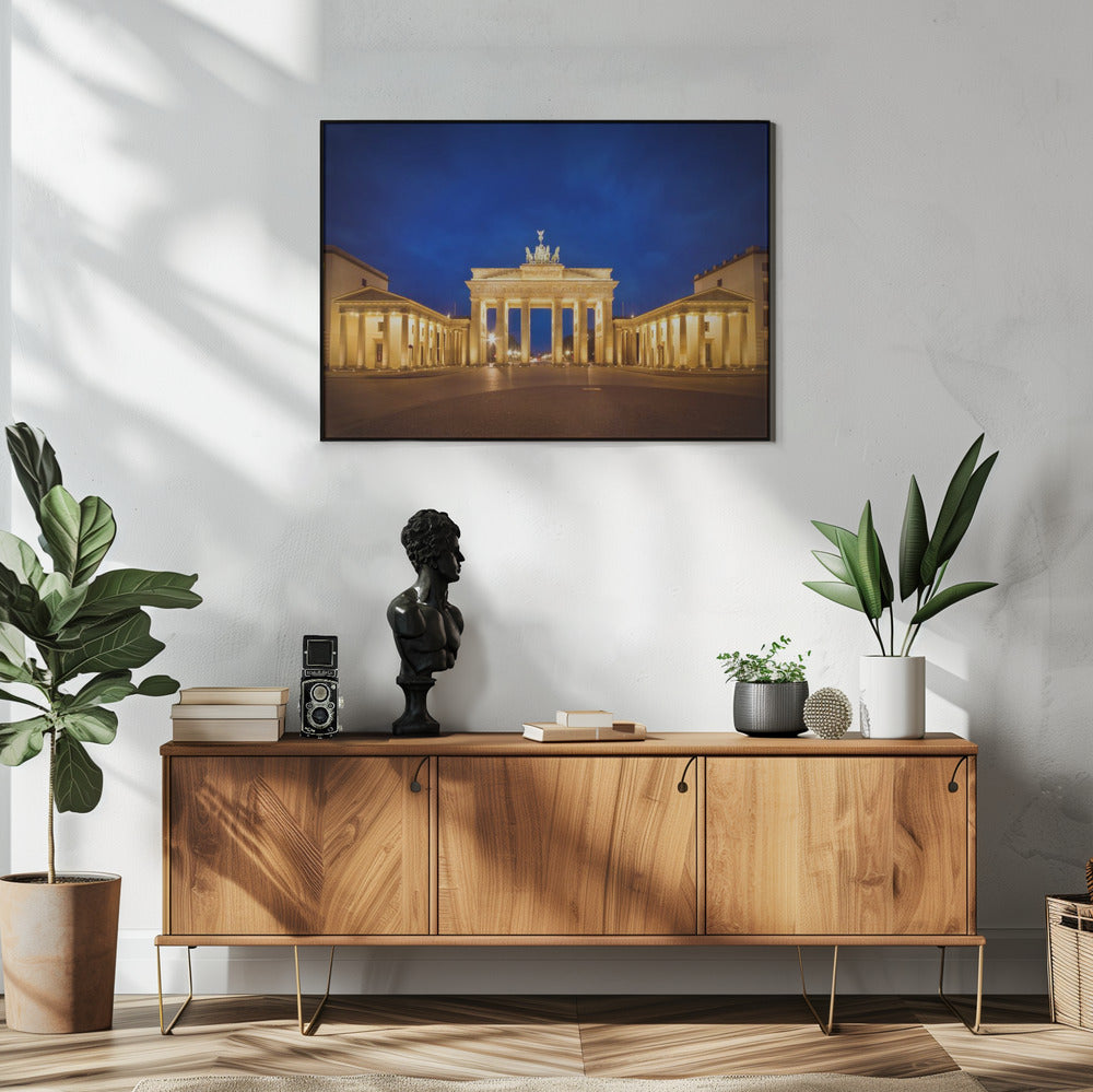 Landscape Photography Canvas Print-wall-art-berlin-brandenburg-gate-48X36inches