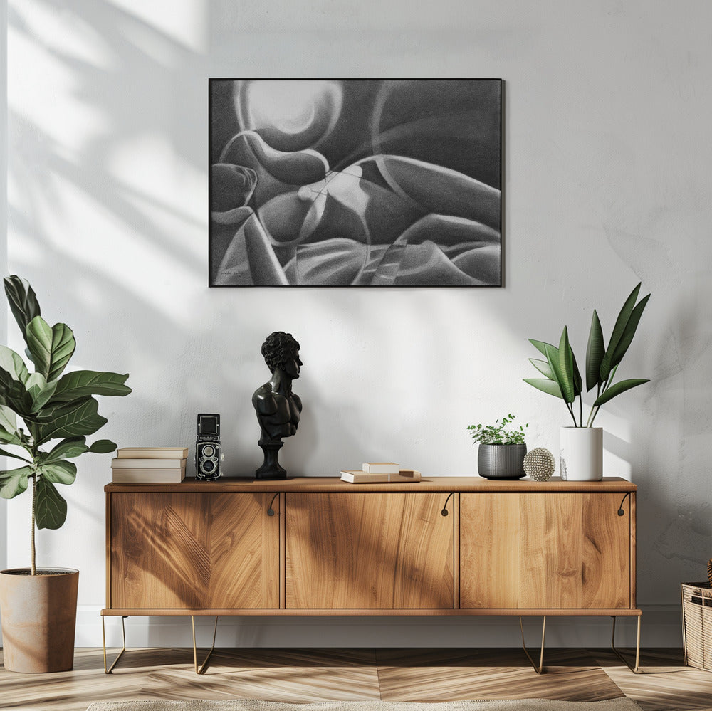 Abstract Art Canvas Print-wall-art-nude-12-10-15-48X36