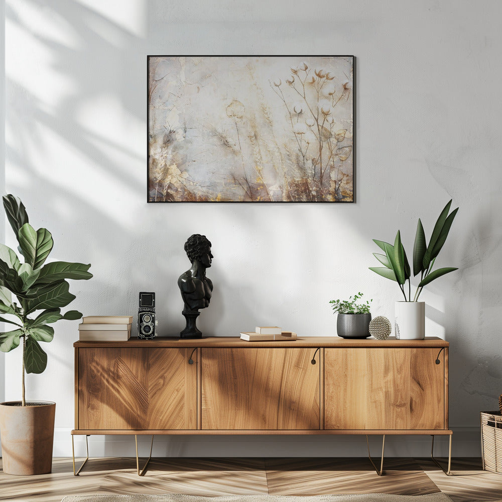 Abstract Art Canvas Print-wall-art-flower-floral-art-illustration-wallart-126-48X36