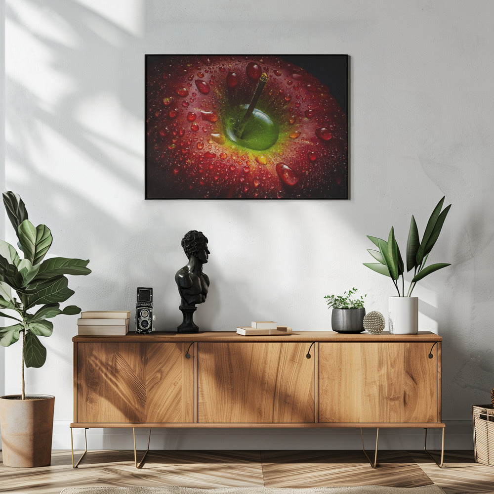 Wall art Red Apple. Food