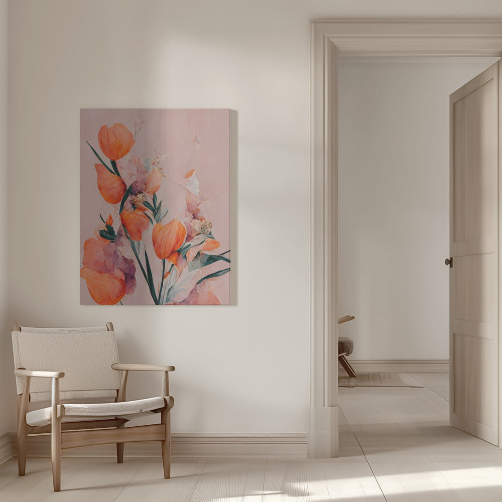 Orange Tulips Wall Artwork 0