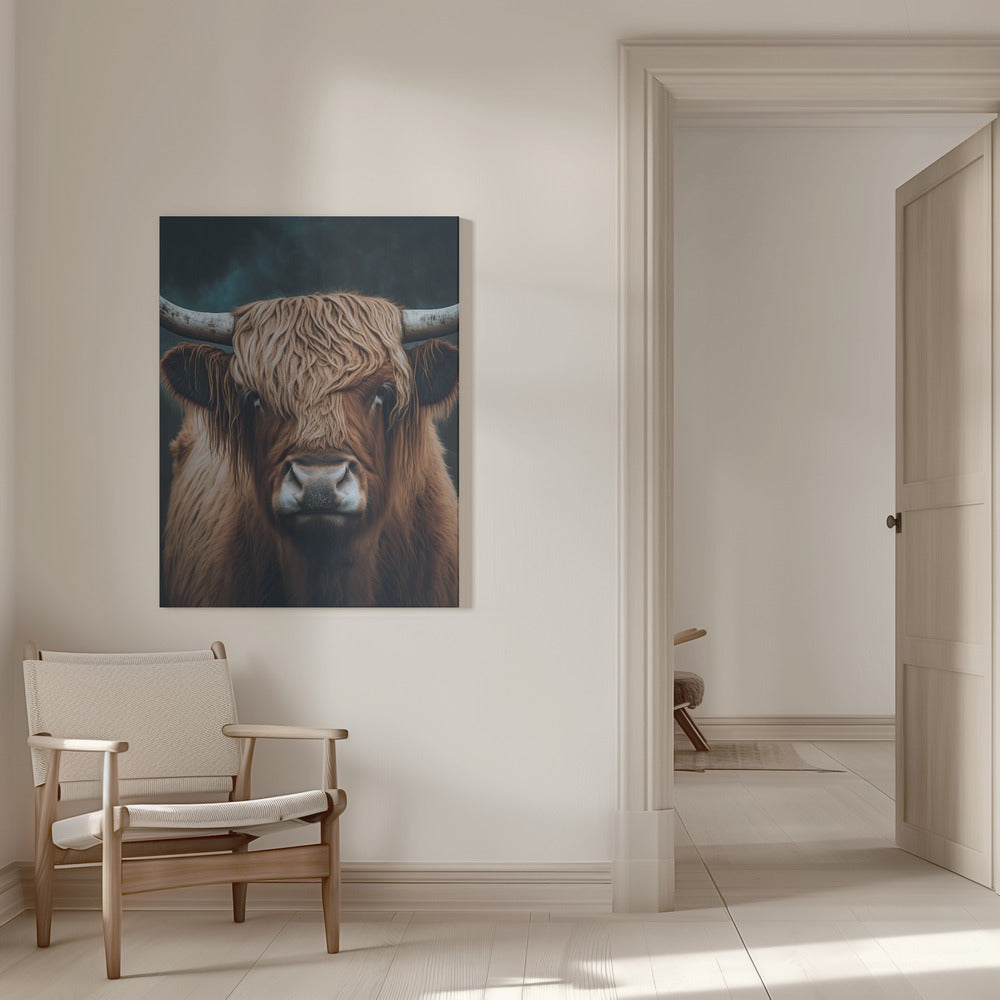 Wall art Highland Cow Canvas Print