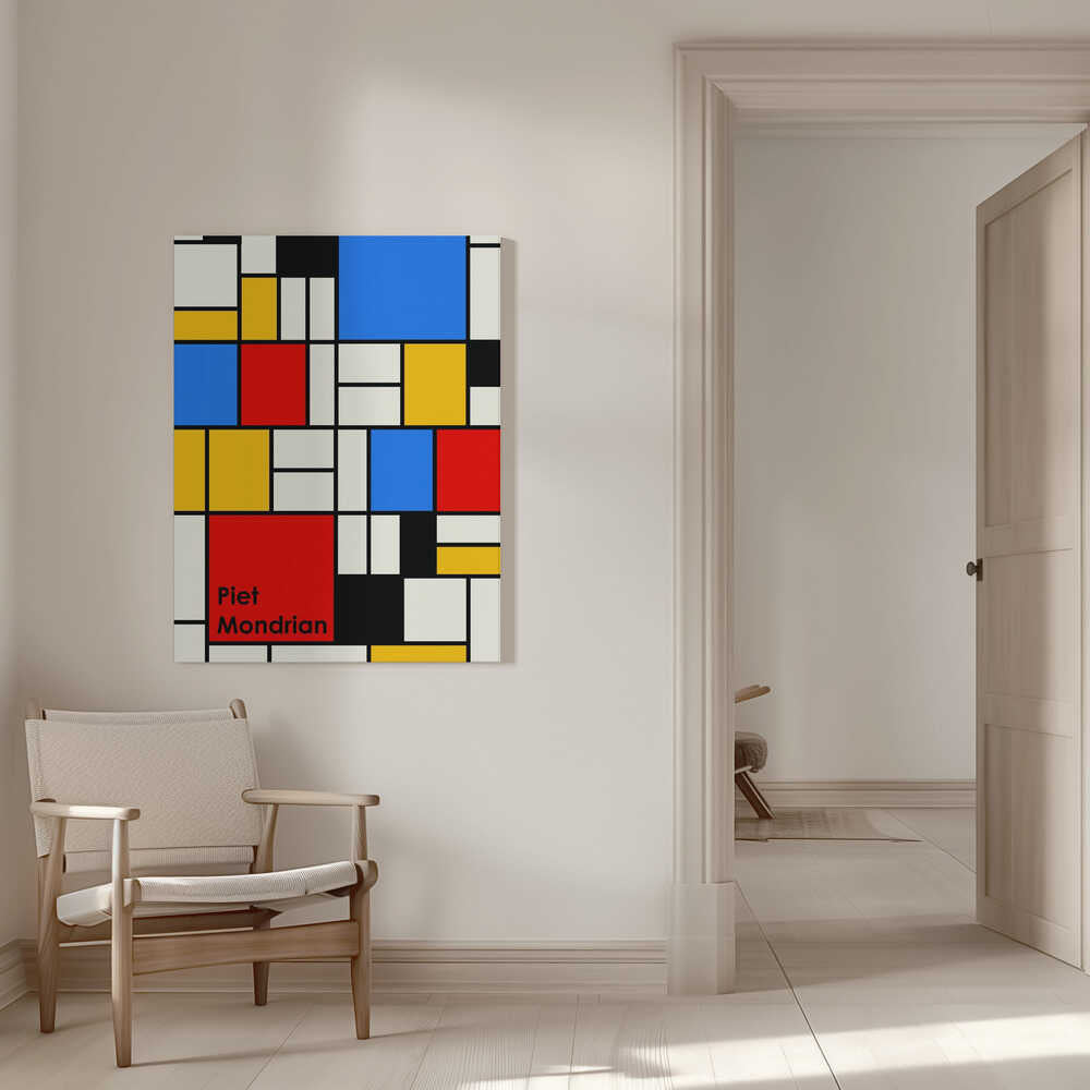 Wall art Piet Mondrian