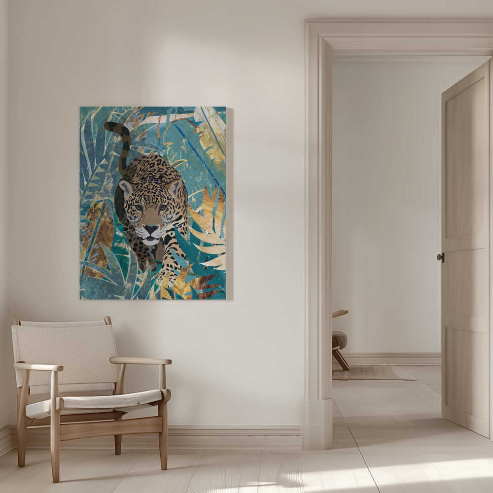 Wall art Jaguar Jungle 2