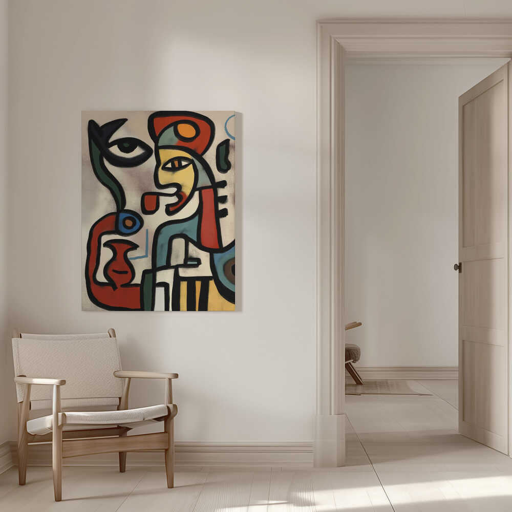 Abstract Visions – abstract wall art, interior display view