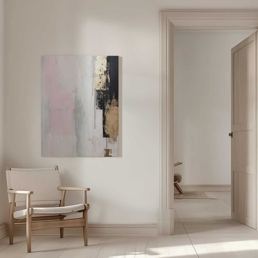 Wall art Pink abstraction