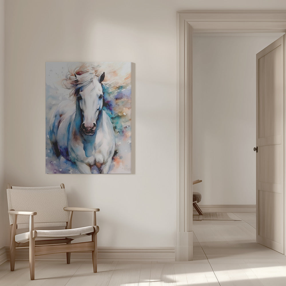 Watercolor Horse (1) Wall Artwork 0
