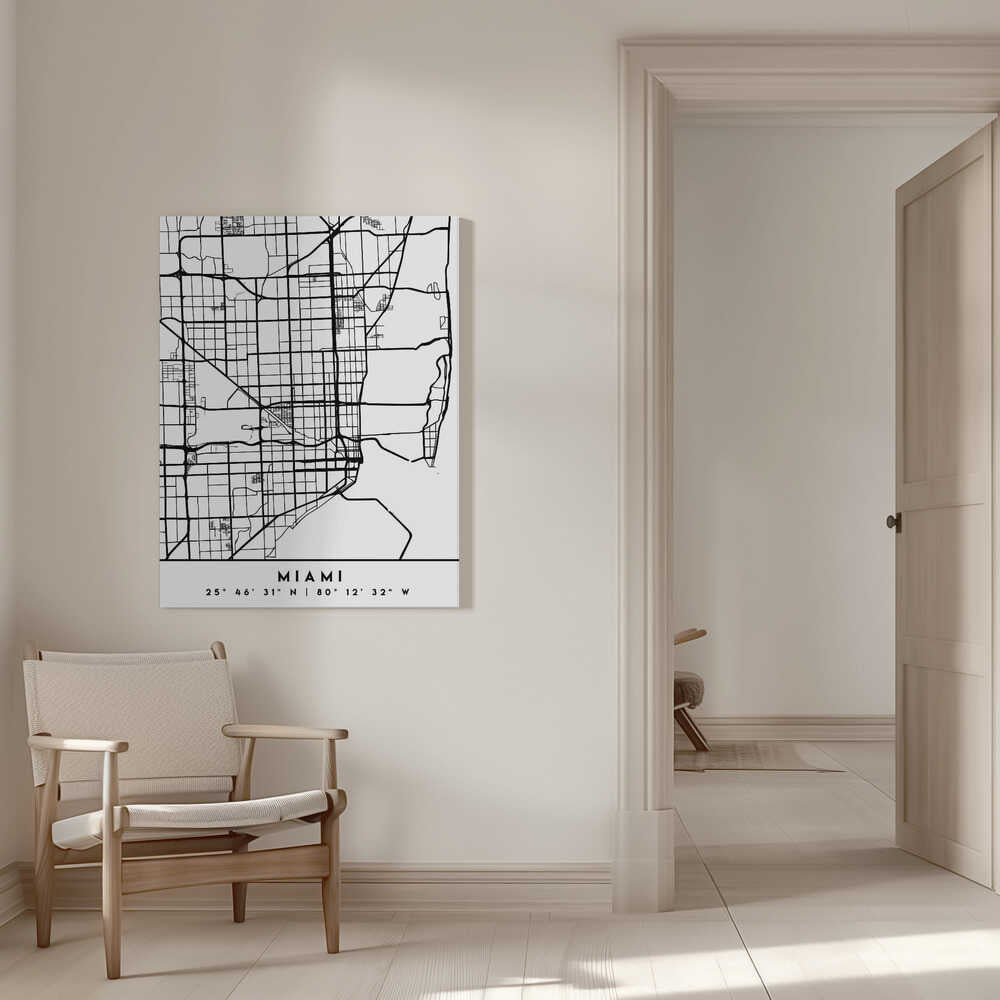 Wall art Black Maps 53