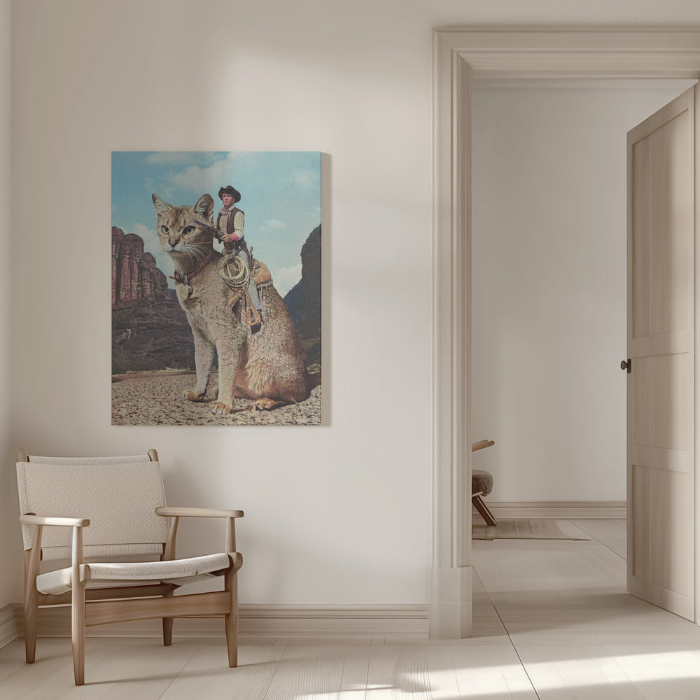 Cat Lone Ranger Wall Artwork 0