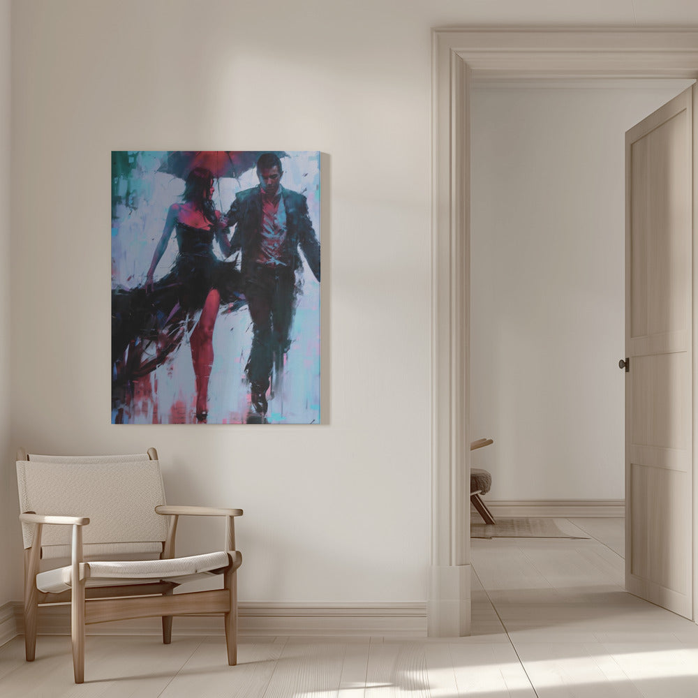 Walking In the Rain Wall Artwork 0