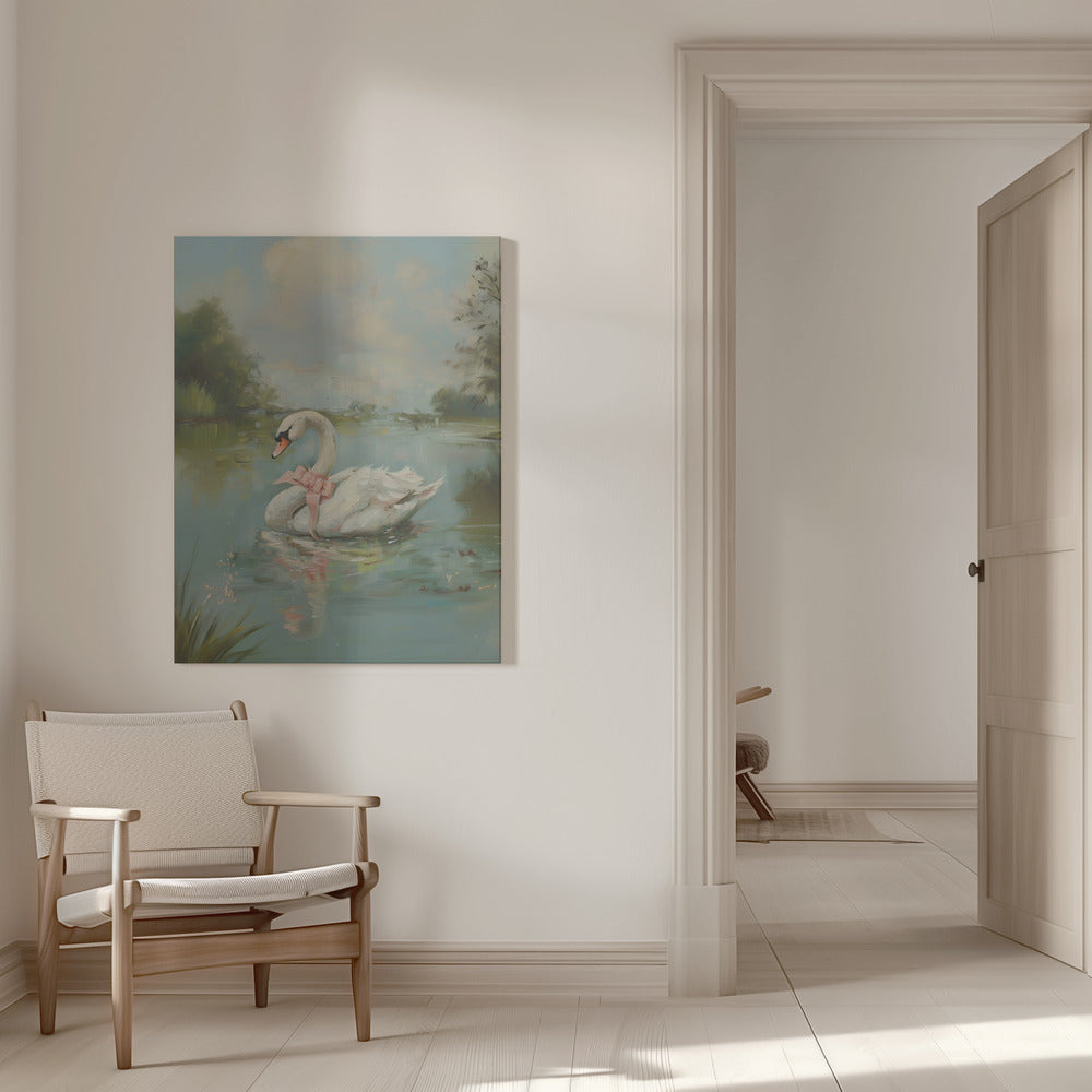 Vintage Swan Coquette Wall Artwork 0