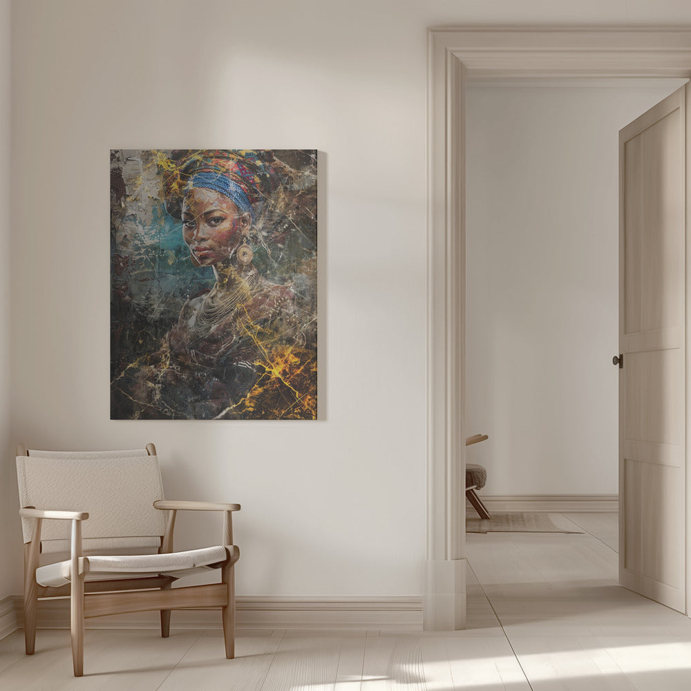 Abstract Art Canvas Print-wall-art-african-art-illustration-wallart-067-