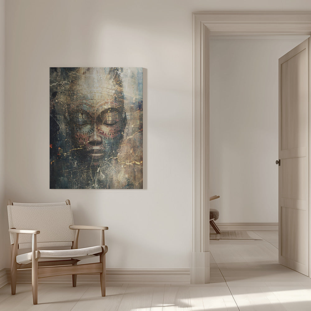Abstract Art Canvas Print-wall-art-african-art-illustration-wallart-111-