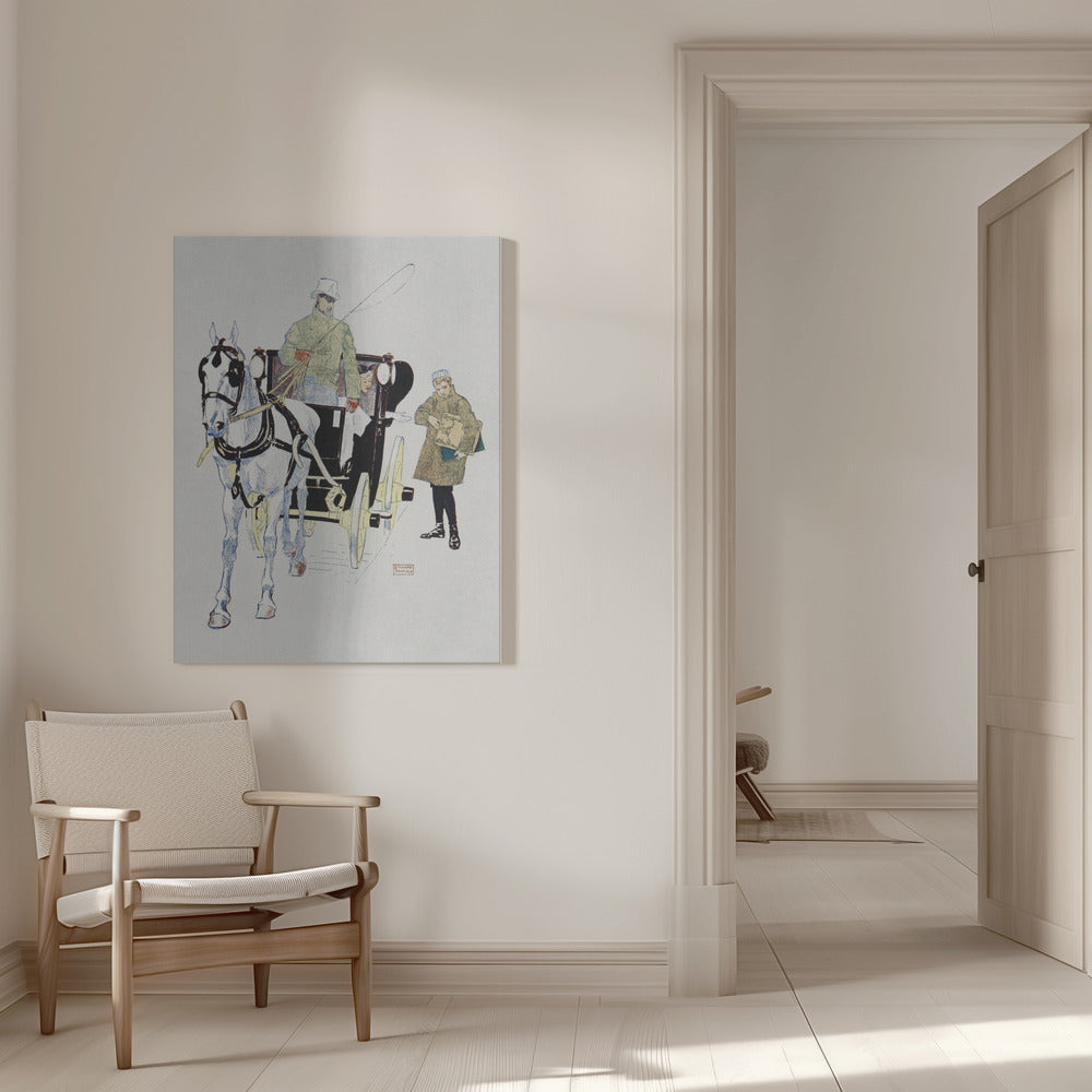 Abstract Art Canvas Print-wall-art-vintage-carriage-1893-