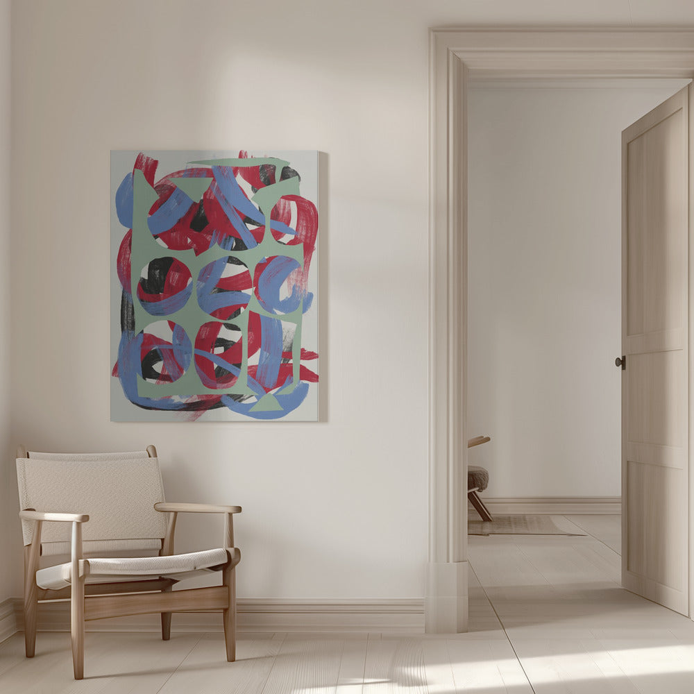 Abstract Art Canvas Print-wall-art-dry-directional-strokes-abstract-03-inches