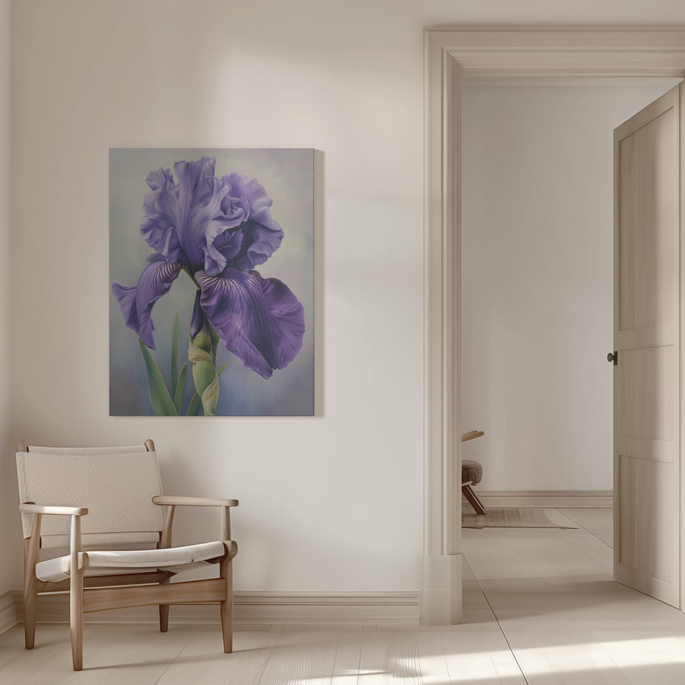 Floral Canvas Print-wall-art-iris-fl-100-inches