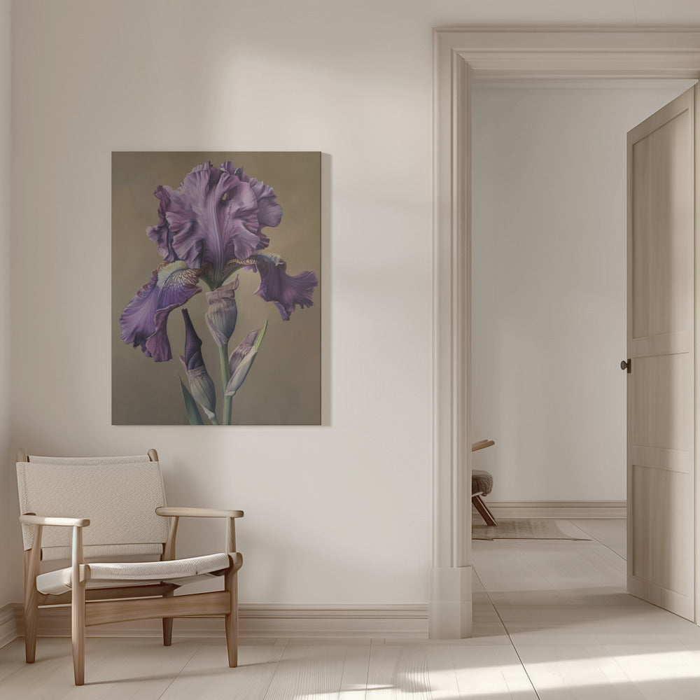 Floral Canvas Print-wall-art-iris-fl-101-inches