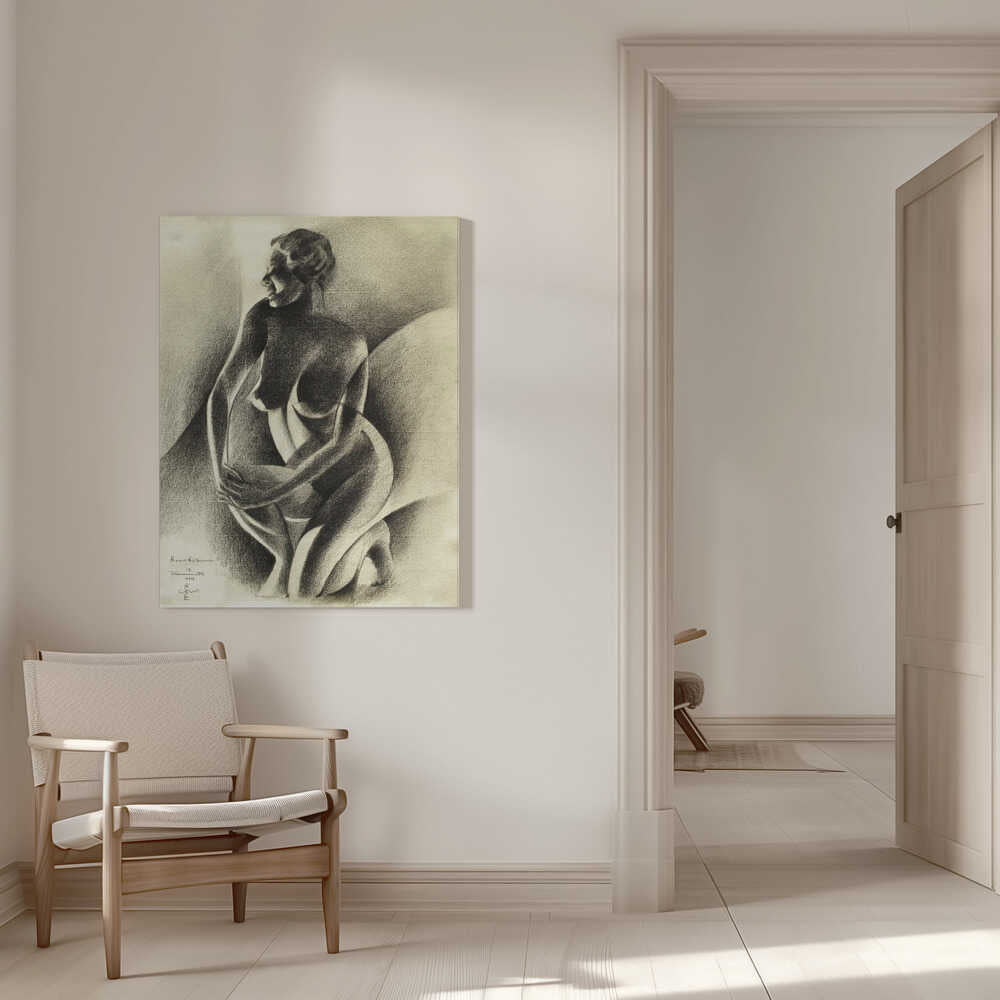Wall art Cubist Style Nude Figure