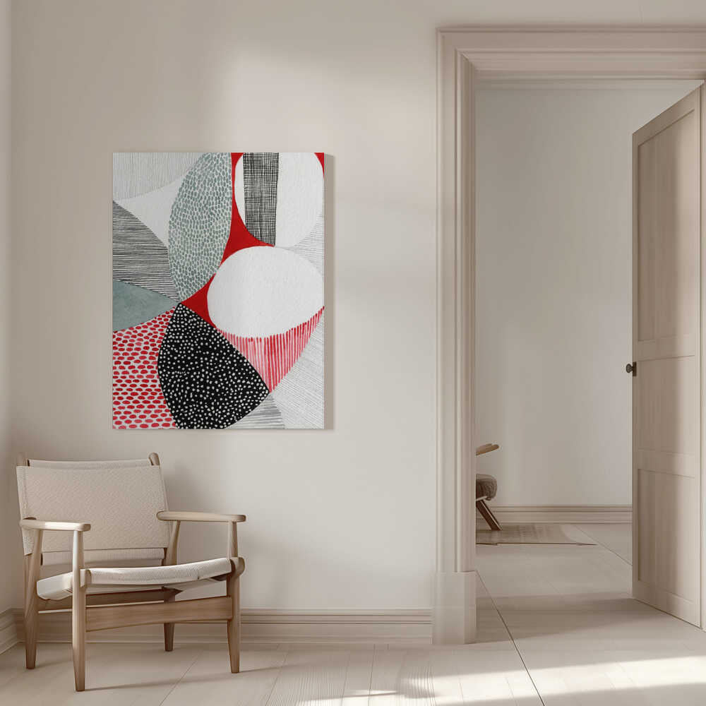 Wall art Geometric Patterns And Vivid Colors